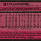 1989 Topps Ryne Sandberg