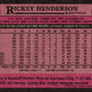 1989 Topps Rickey Henderson