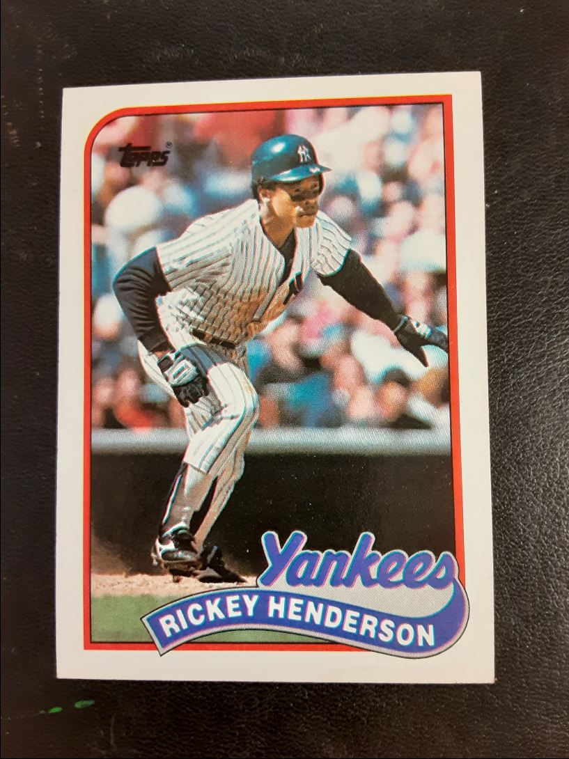 1989 Topps Rickey Henderson