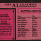 1989 Topps Alan Trammell