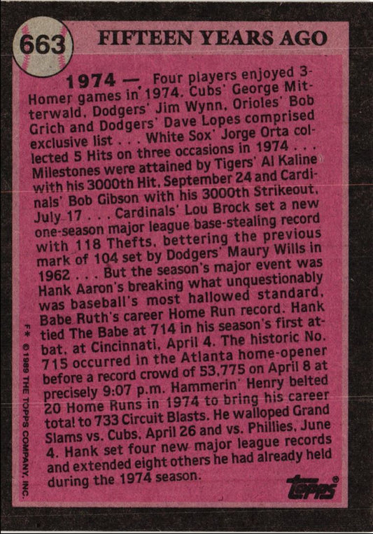 1989 Topps Wally Backman