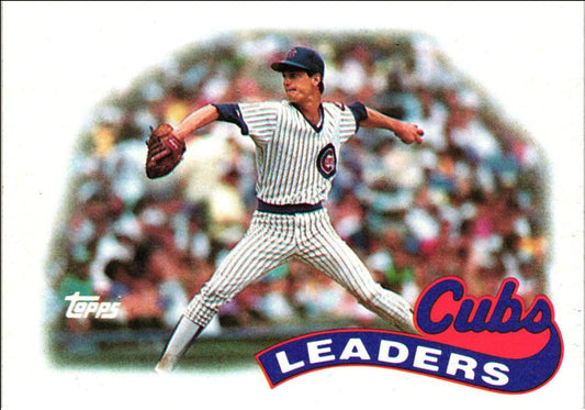 1989 Topps Cubs Leaders - Jamie Moyer