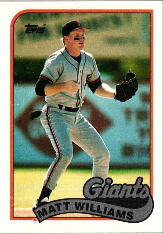 1989 Topps Matt Williams