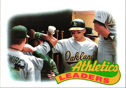 1989 Topps Athletics Leaders - Walt Weiss