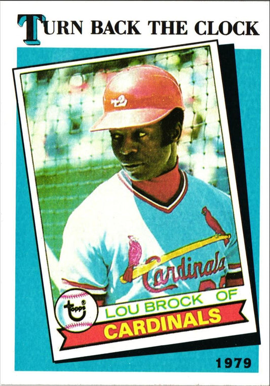 1989 Topps Lou Brock