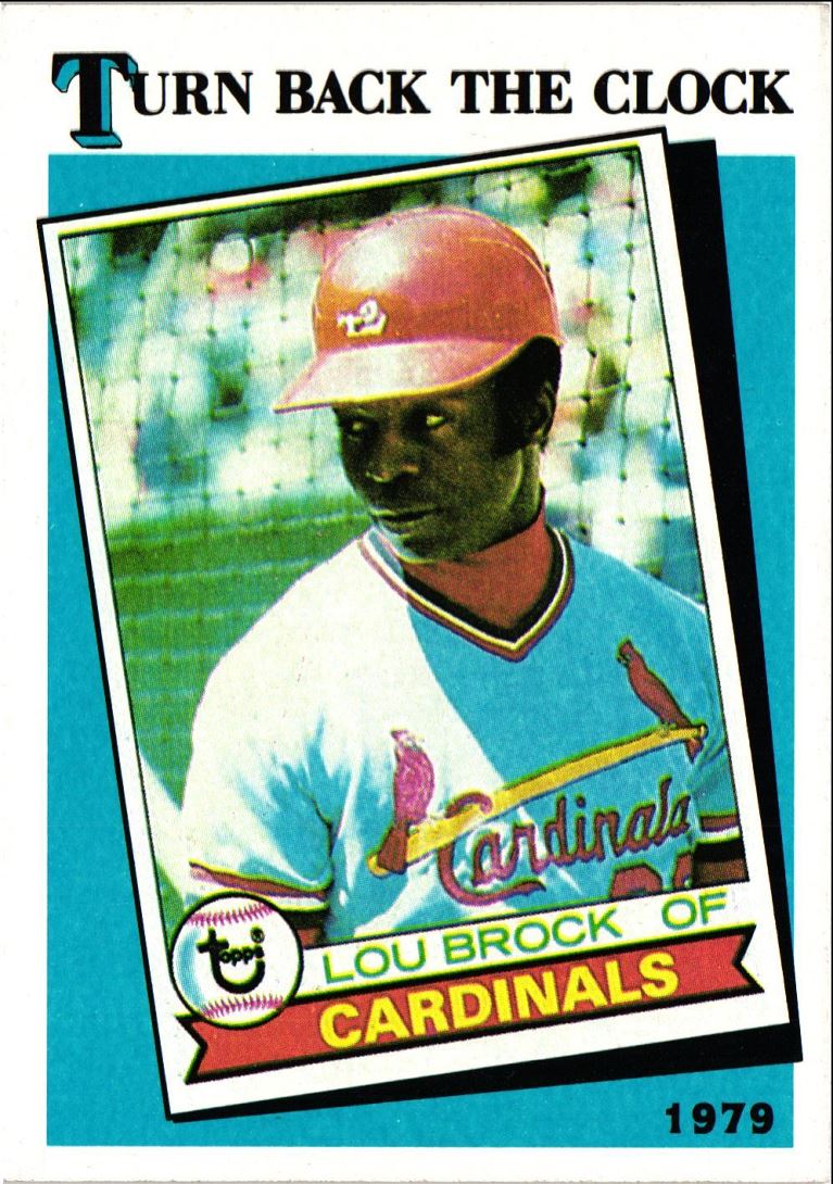 1989 Topps Lou Brock