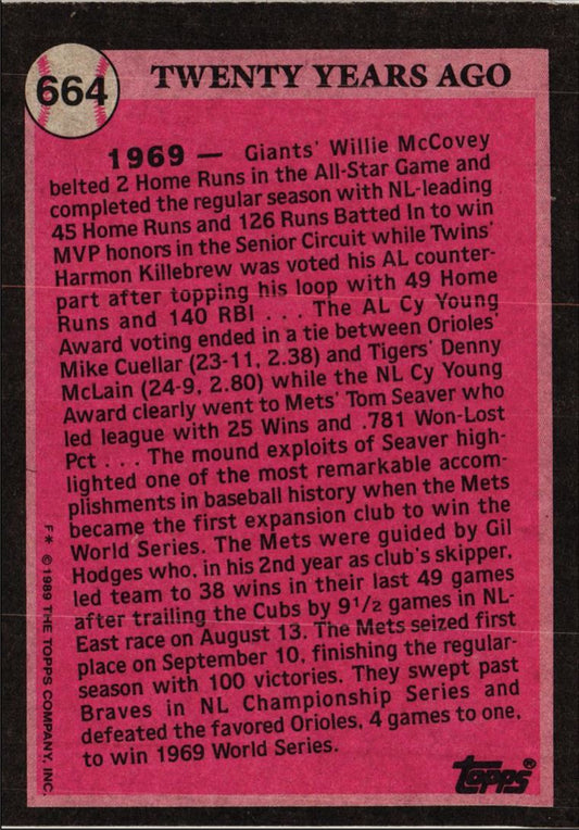 1989 Topps Gil Hodges