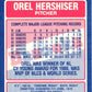1989 Topps Bazooka Orel Hershiser