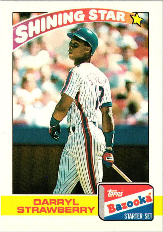 1989 Topps Bazooka Darryl Strawberry