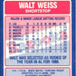 1989 Topps Bazooka Walt Weiss
