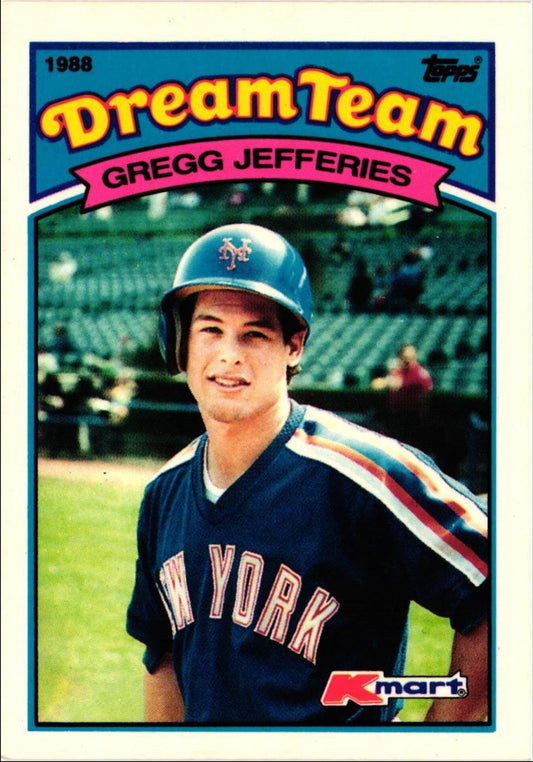 1989 Topps Kmart Dream Team Gregg Jefferies