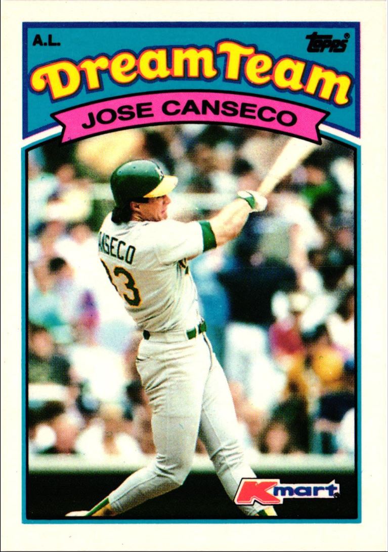 1989 Topps Kmart Dream Team Jose Canseco