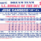 1989 Topps Kmart Dream Team Jose Canseco