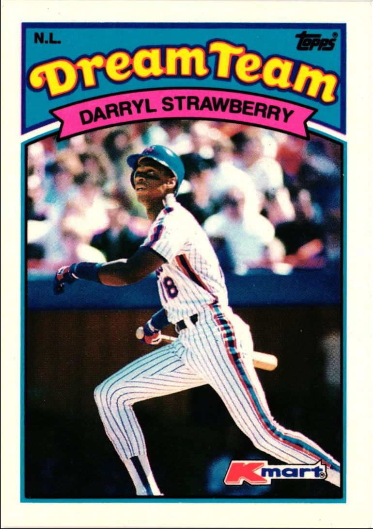 1989 Topps Kmart Dream Team Darryl Strawberry