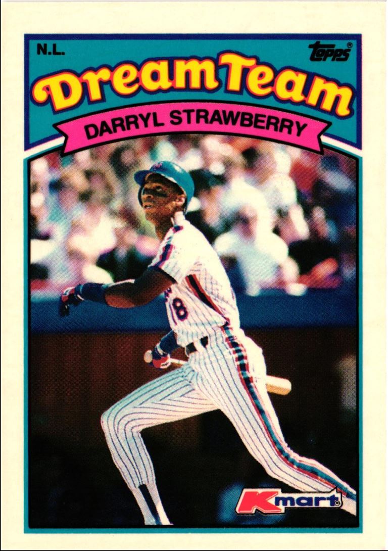 1989 Topps Kmart Dream Team Darryl Strawberry