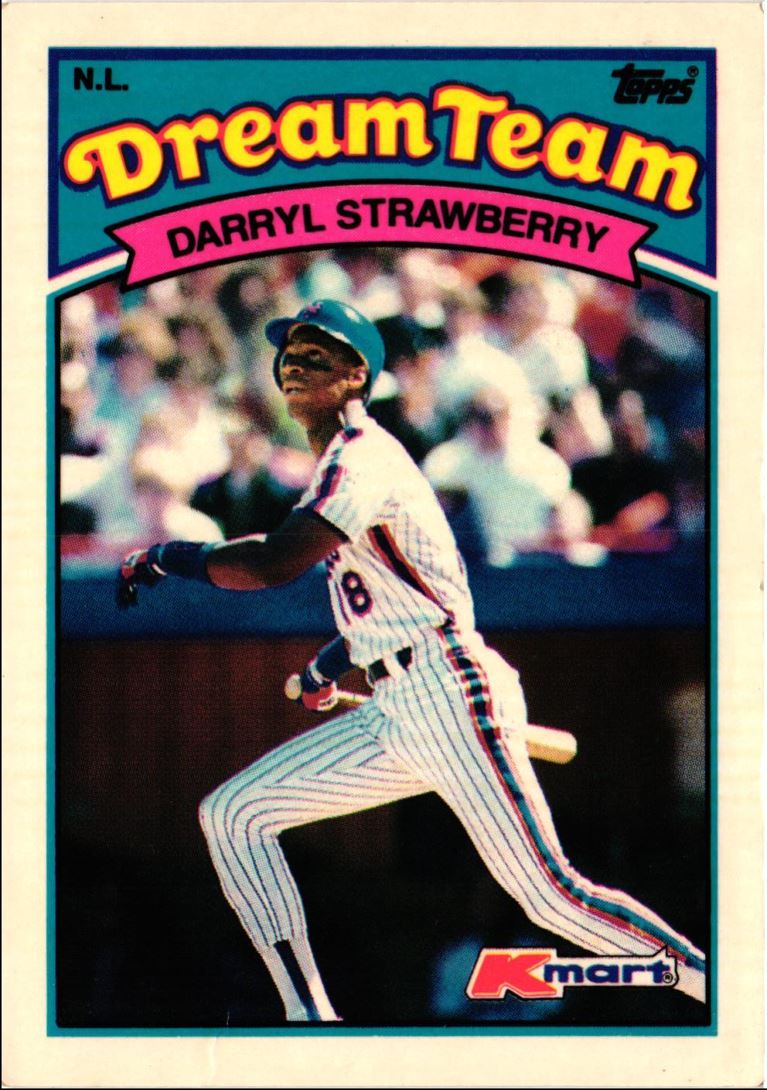 1989 Topps Kmart Dream Team Darryl Strawberry