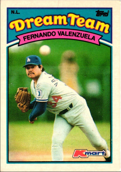 1989 Topps Kmart Dream Team Fernando Valenzuela