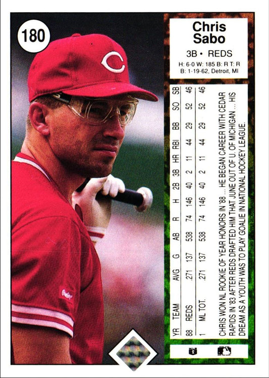 1989 Upper Deck Chris Sabo