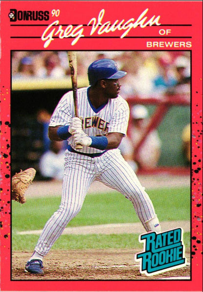 1990 Donruss Greg Vaughn