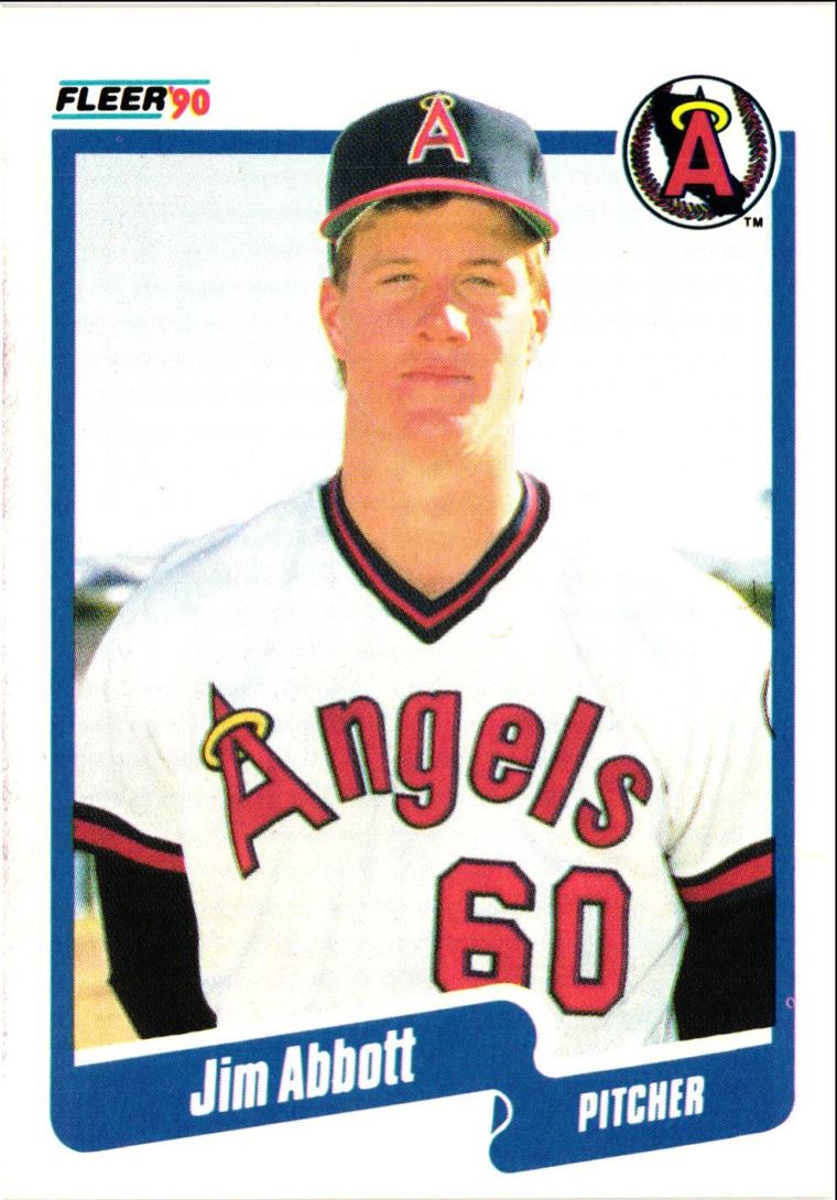 1990 Fleer Jim Abbott