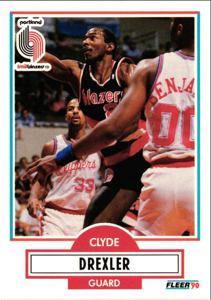 1990 Fleer Clyde Drexler