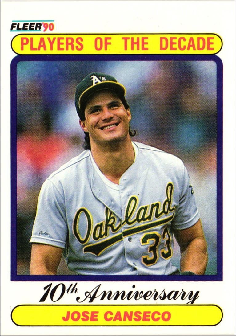 1990 Fleer Jose Canseco