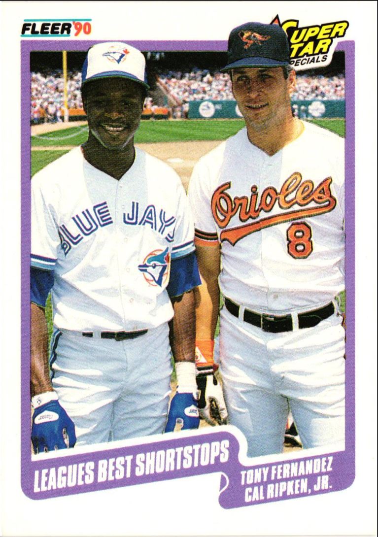 1990 Fleer Tony Fernandez/Cal Ripken