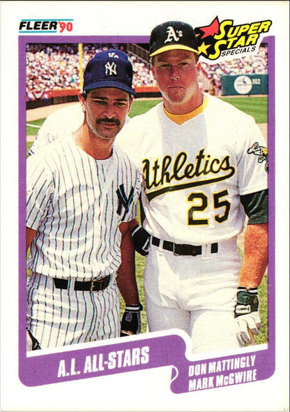 1990 Fleer Don Mattingly/Mark McGwire