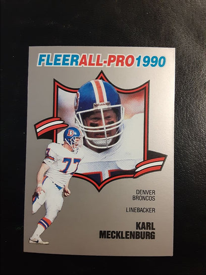 1990 Fleer All-Pro Karl Mecklenburg