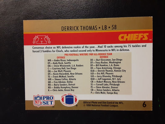 1990 Pro Set Derrick Thomas