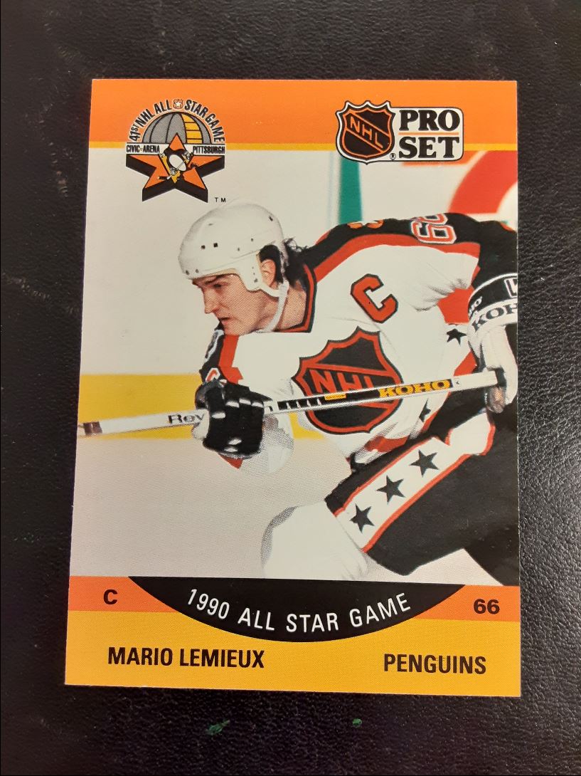 1990 Pro Set All Star Mario Lemieux