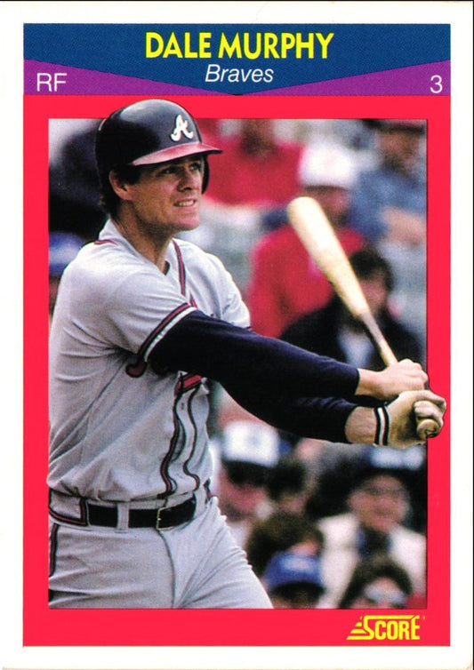 1990 Score 100 Superstars Dale Murphy