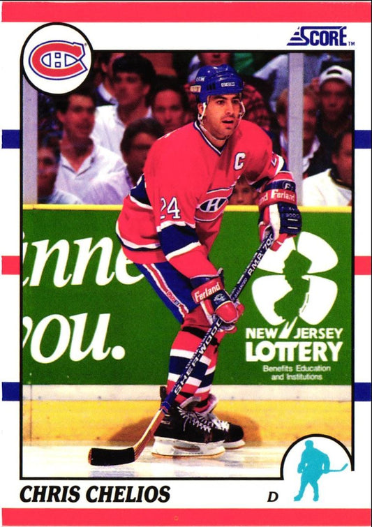 1990 Score Chris Chelios