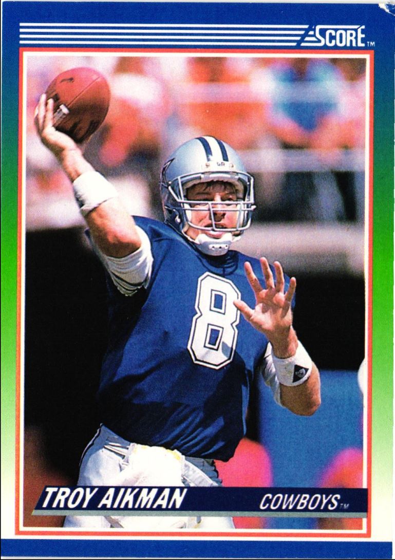 1990 Score Troy Aikman