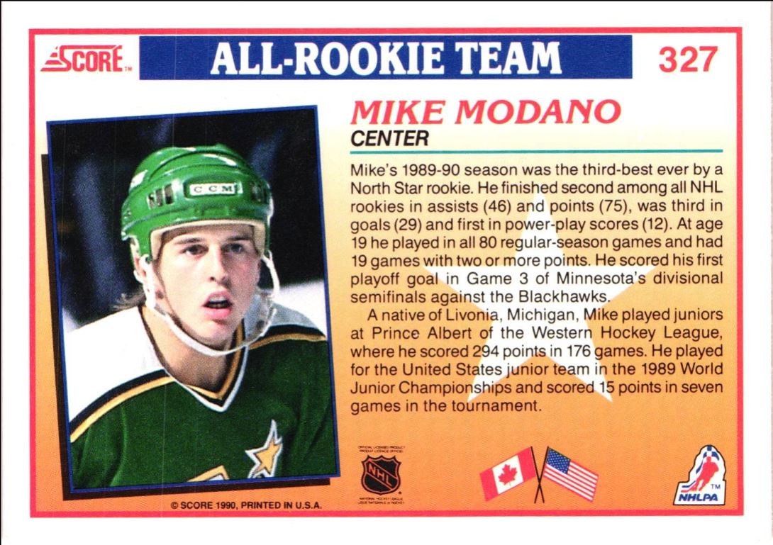 1990 Score Mike Modano