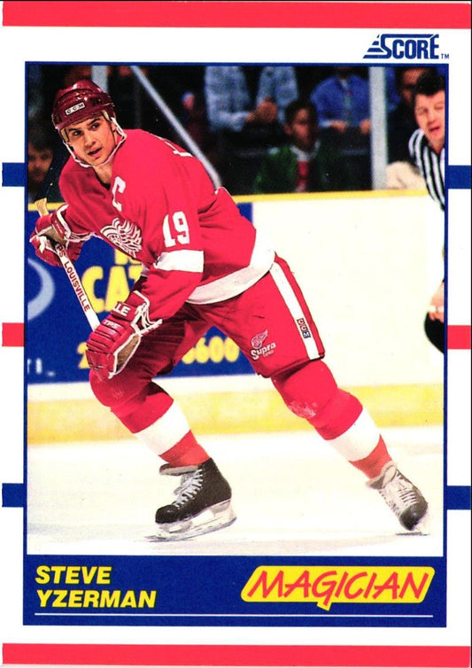 1990 Score Steve Yzerman