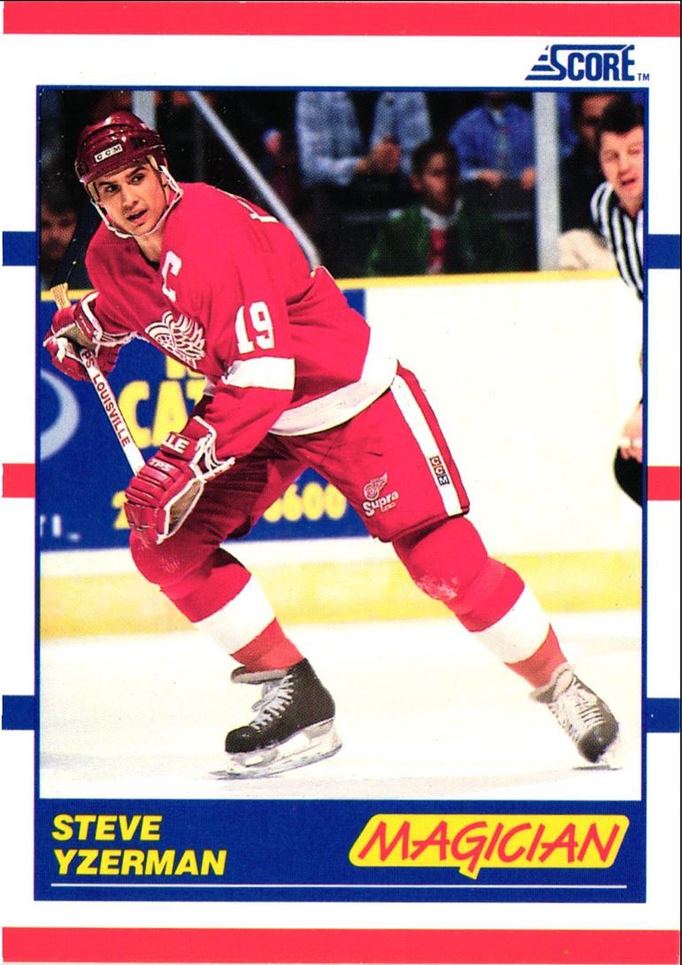 1990 Score Steve Yzerman
