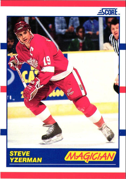 1990 Score Steve Yzerman