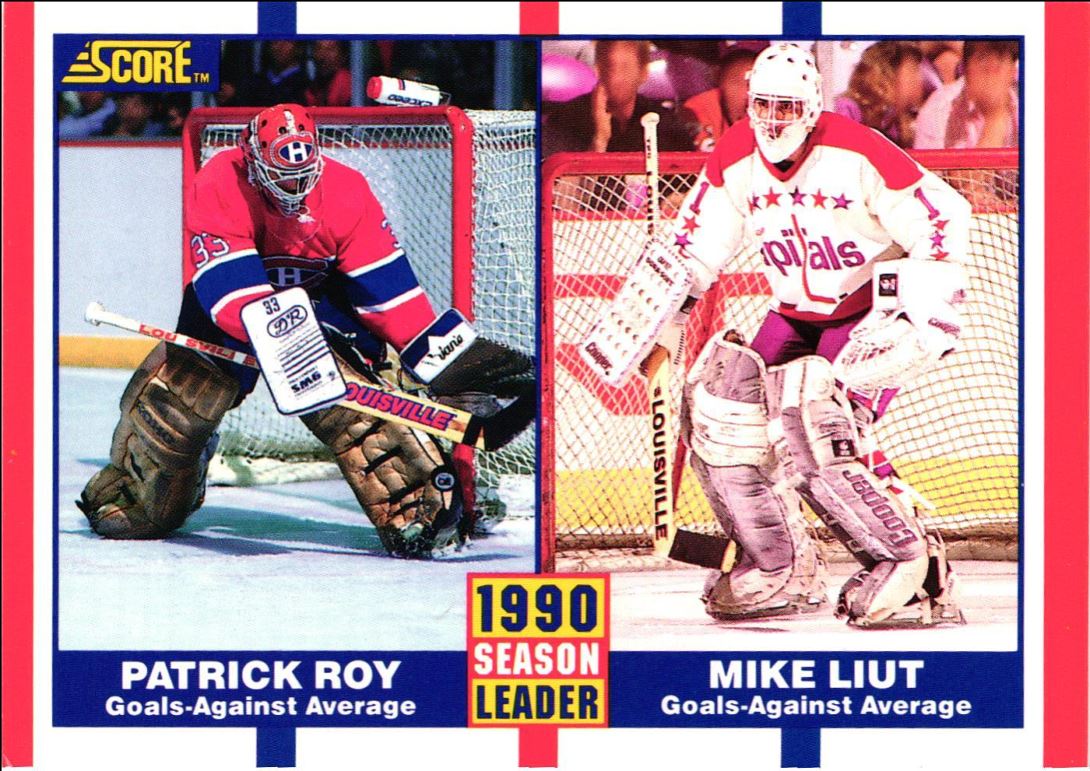 1990 Score Patrick Roy/Mike Liut