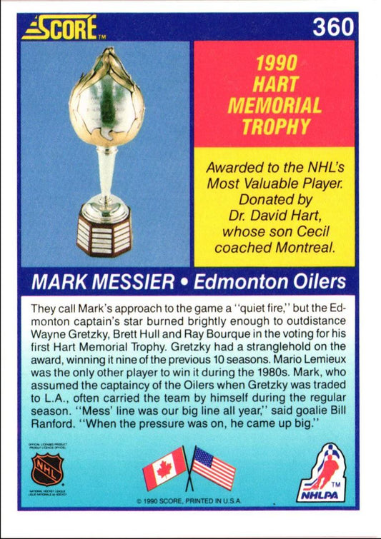 1990 Score Mark Messier