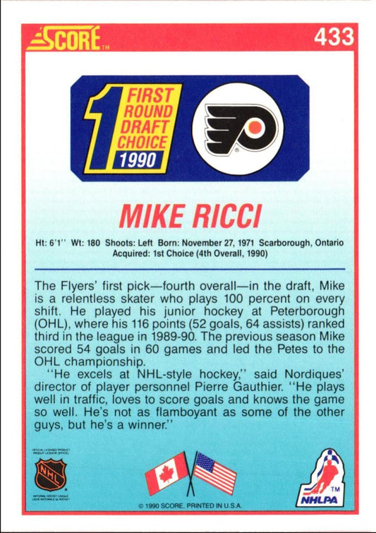 1990 Score Mike Ricci