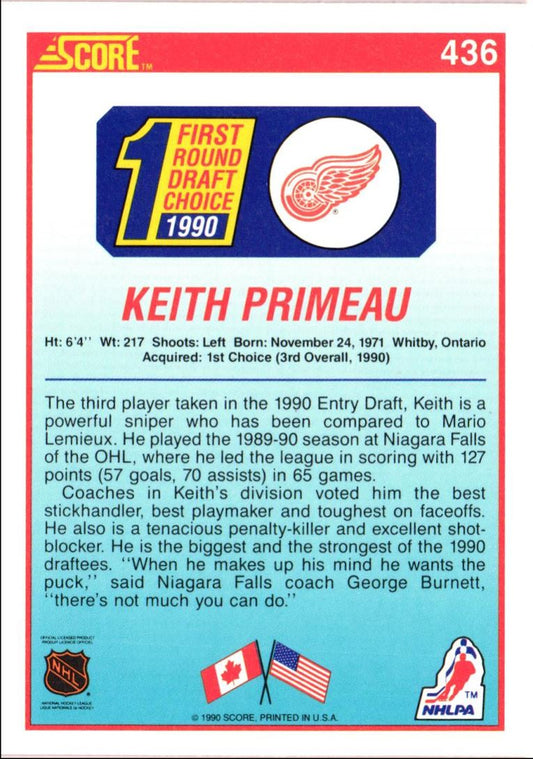 1990 Score Keith Primeau