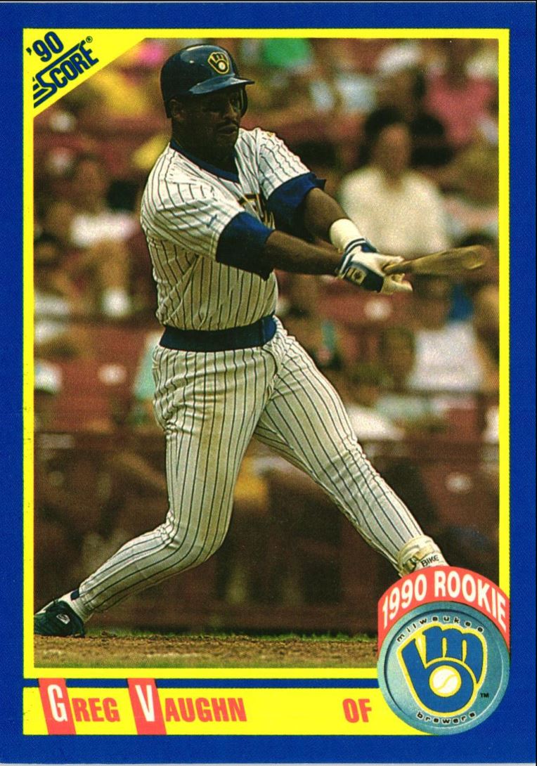 1990 Score Greg Vaughn