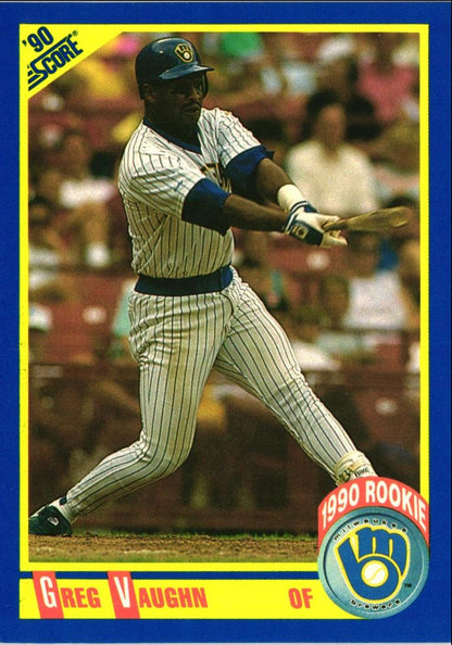 1990 Score Greg Vaughn