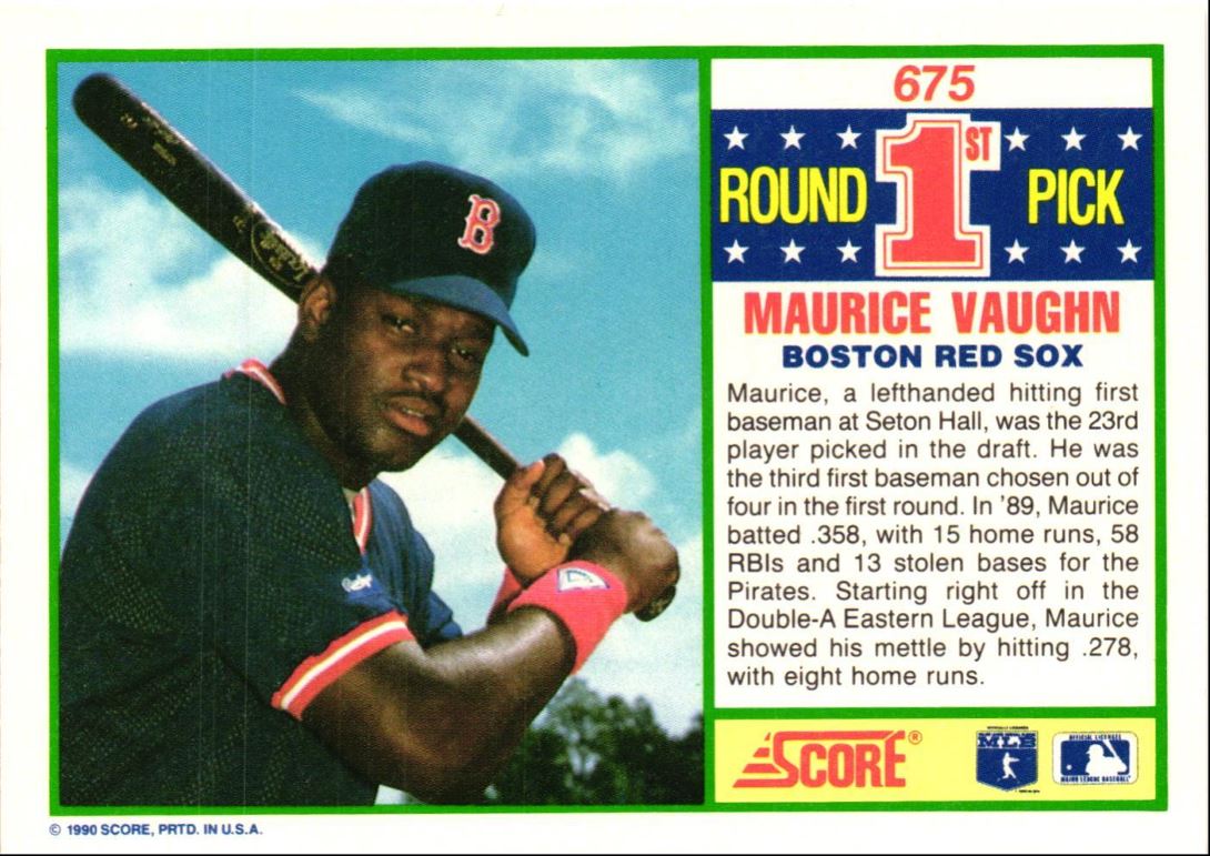 1990 Score Maurice Vaughn