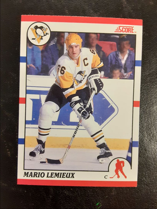 1990 Score Canadian Mario Lemieux