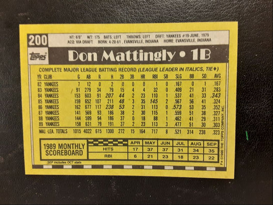 1990 Topps Don Mattingly