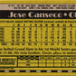 1990 Topps Jose Canseco