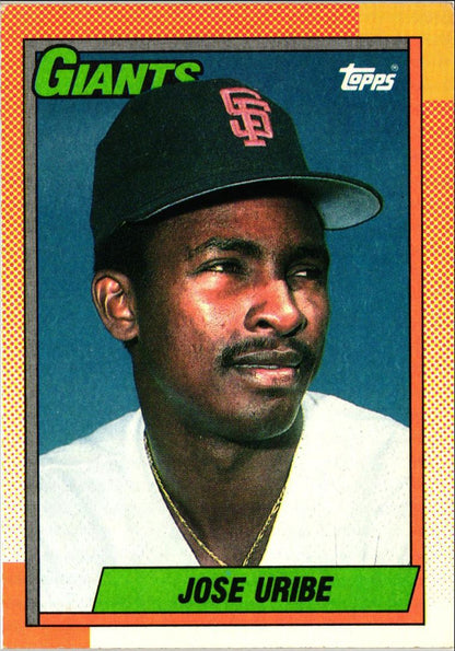 1990 Topps Jose Uribe