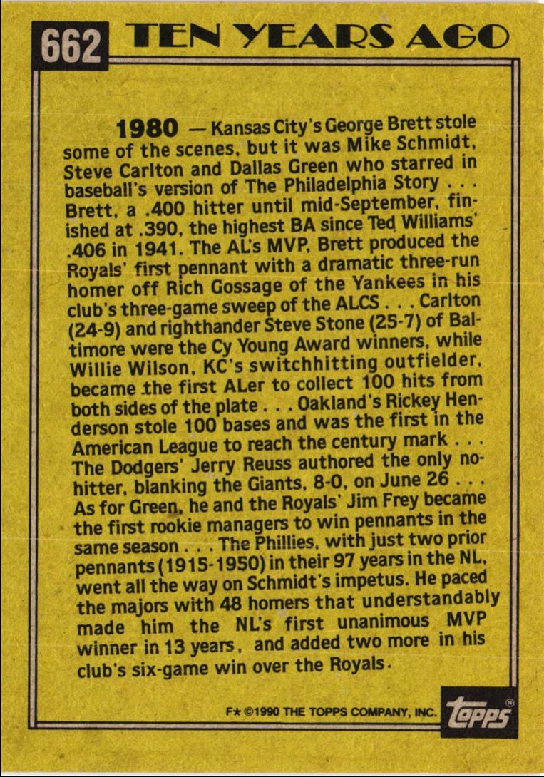 1990 Topps Mike Schmidt